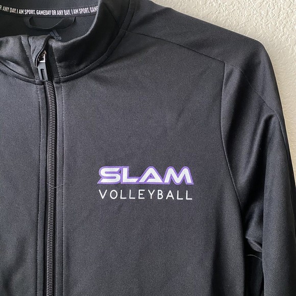 Adidas Womens Warmup Jacket Size Small Black Full Zip Primegreen Volleyball NWT - Picture 3 of 7